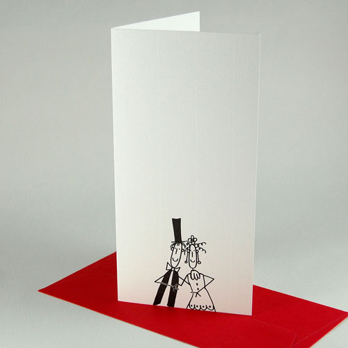 wedding invitations with red envelopes