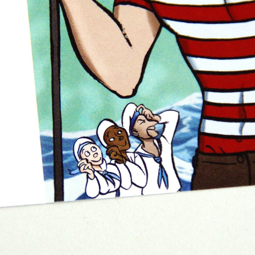 queer wedding cards with sailors