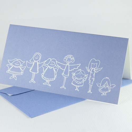 angels, christmas cards
