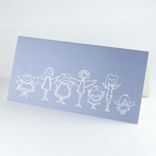 eco friendly christmas cards: angels