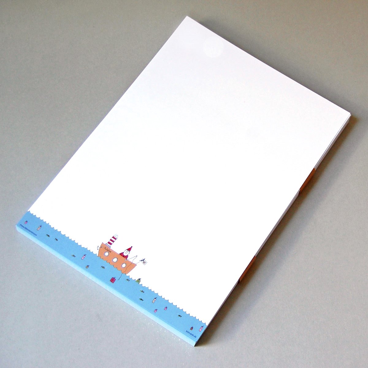 Santa Claus fishing, Christmas Stationery Paper