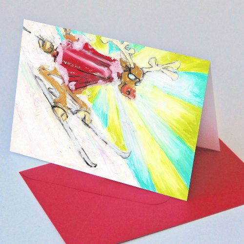 Christmas Cards with red envelopes