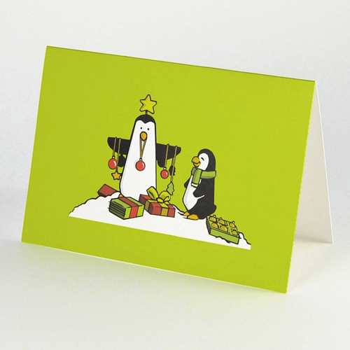 funny Christmas Cards: Penguins