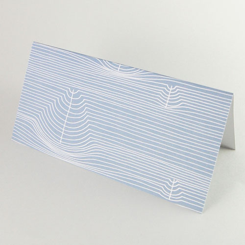 eco-friendly christmas cards: abstract landscape