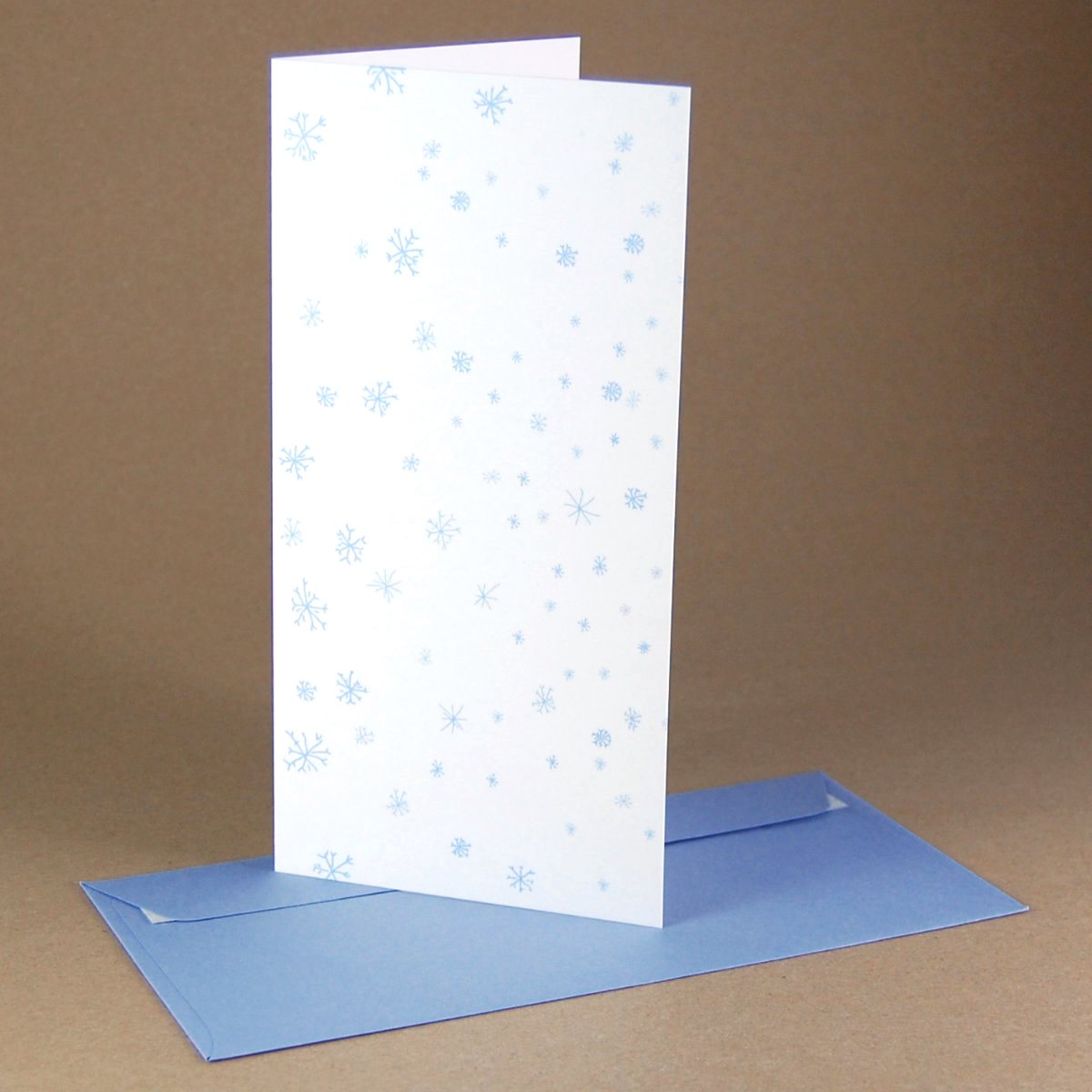 Christmas Cards with violett envelopes